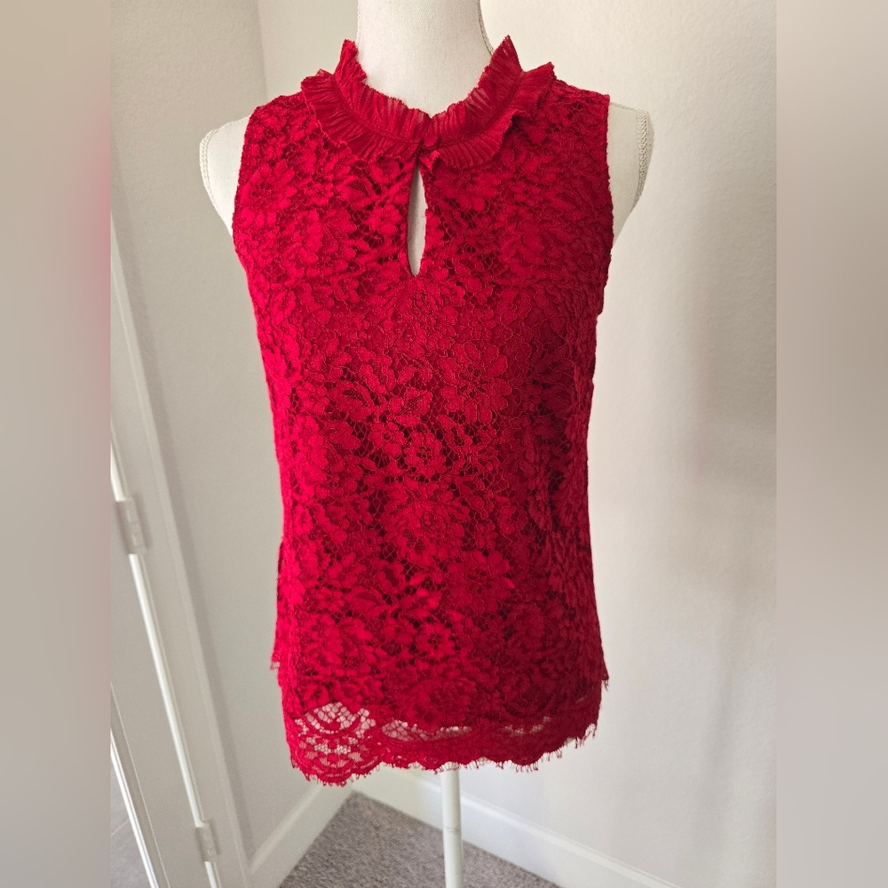 Jcrew laced top size small